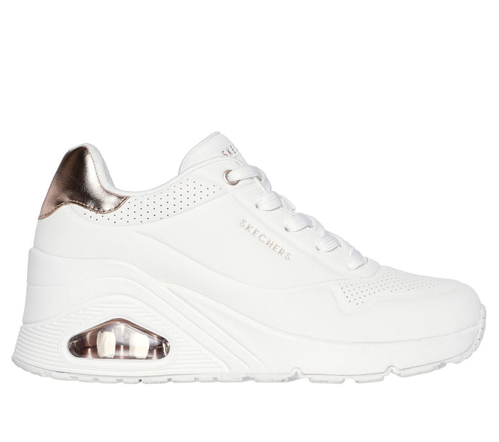 Skechers N UNO Korkeampi valkoinen