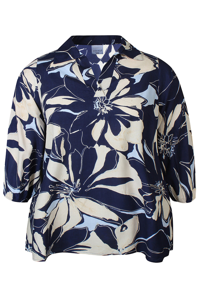 Zhenzi Amaya 1195 pusero sininen