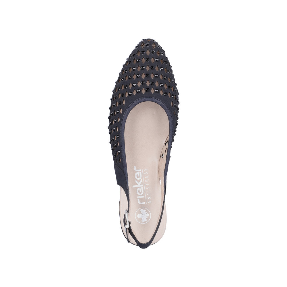 Rieker 47074 slingback timanteilla