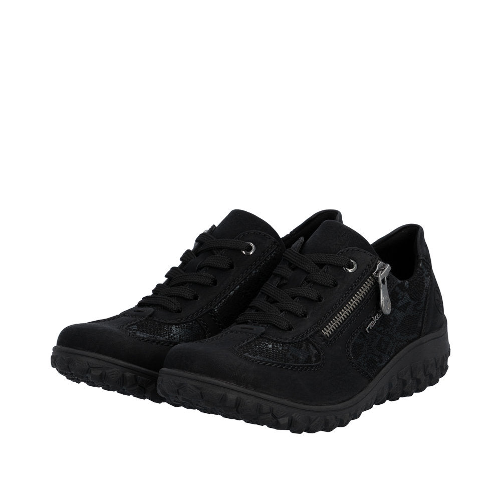 Rieker 59501 kävelekenkä musta