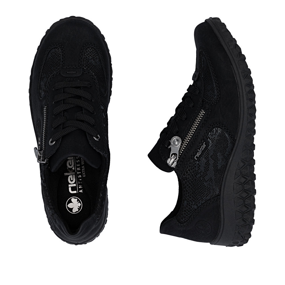 Rieker 59501 kävelekenkä musta