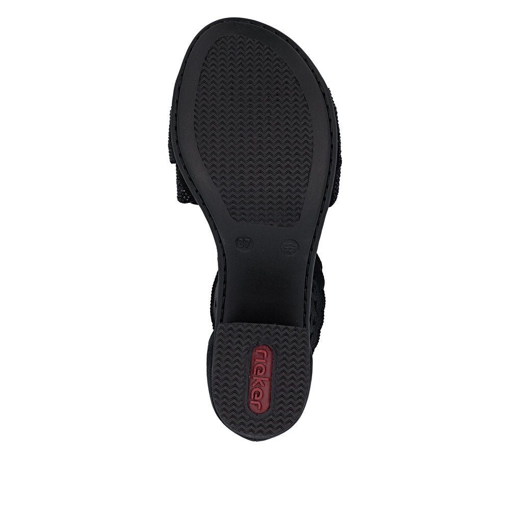 Rieker 64657 sandaletti musta