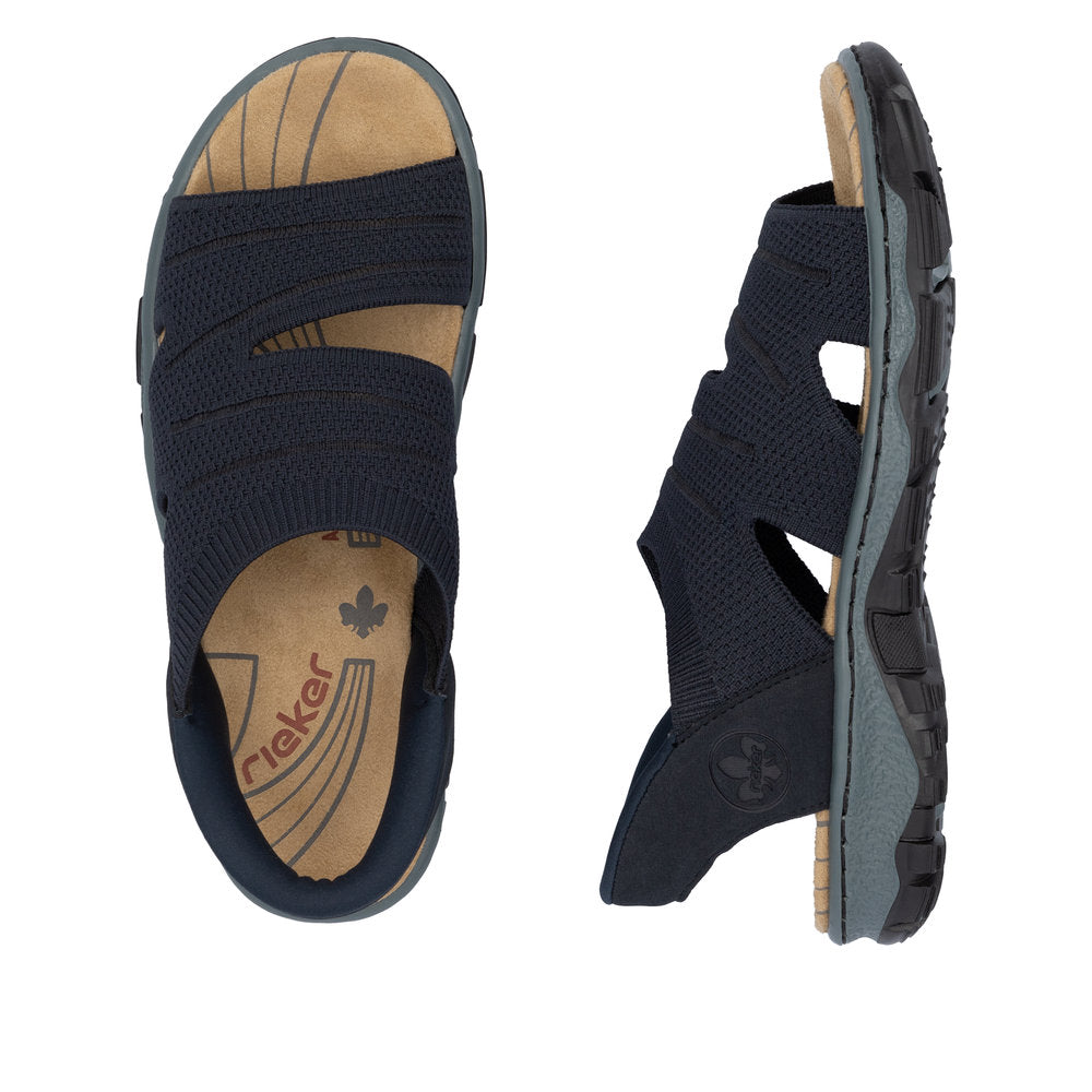 Rieker 68895 Ready2Go sandaali musta