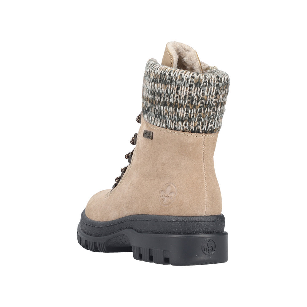 Rieker X8233 Nilkkuri nastoilla beige