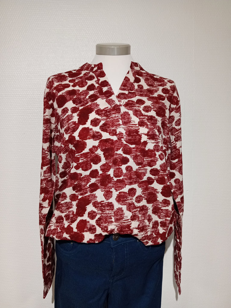 Ze-Ze Relly 264 pusero maroon