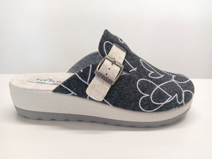 Fly flot N Aamutossu Musta sydän 4468-82