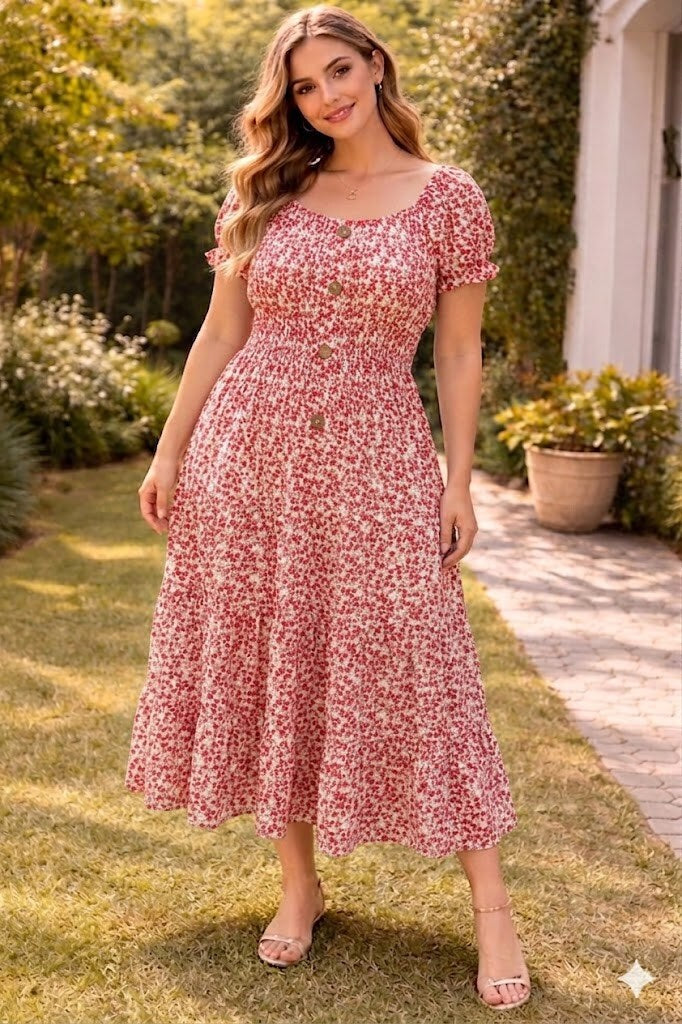 Miss Azur mekko napeilla